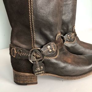 Bed Stu OPAL harness Greenland boots SZ 10